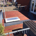 Dakterras  werk Amsterdam